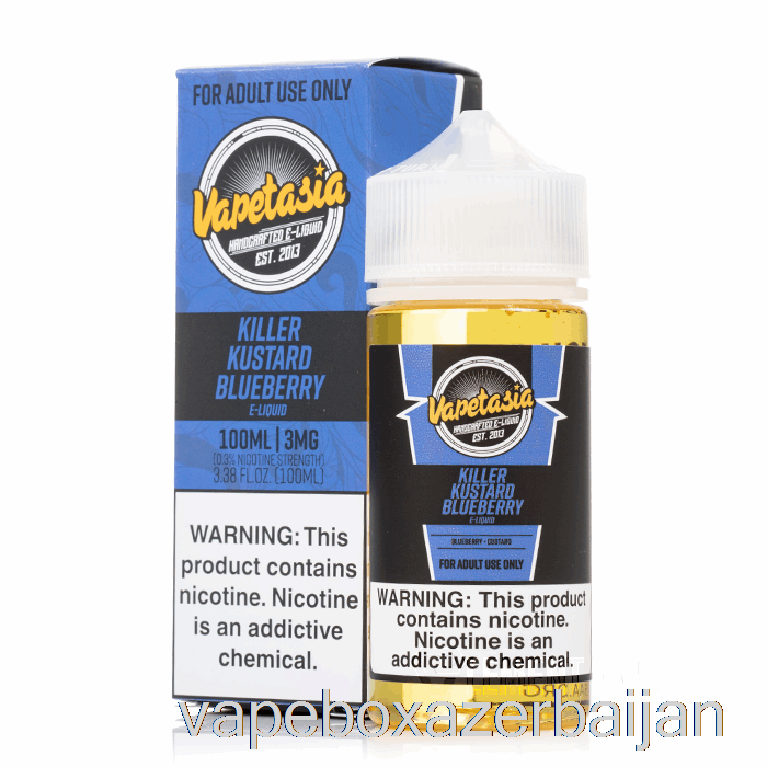 Vape Azerbaijan Killer Kustard Blueberry - Vapetasia - 100mL 3mg